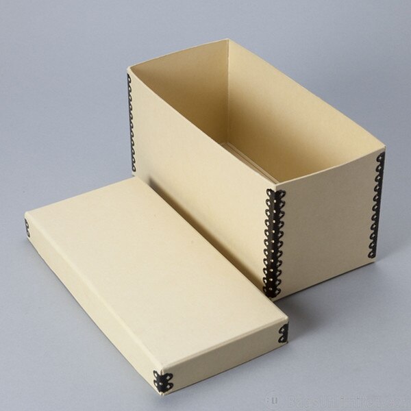 Archival CD Storage Box. 60 pt Tan